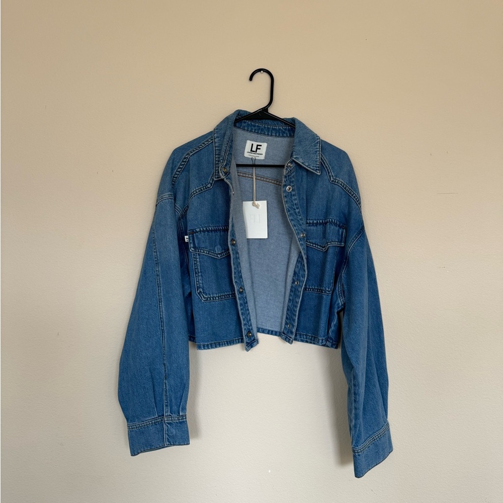 CROPPED DENIM JACKET LF